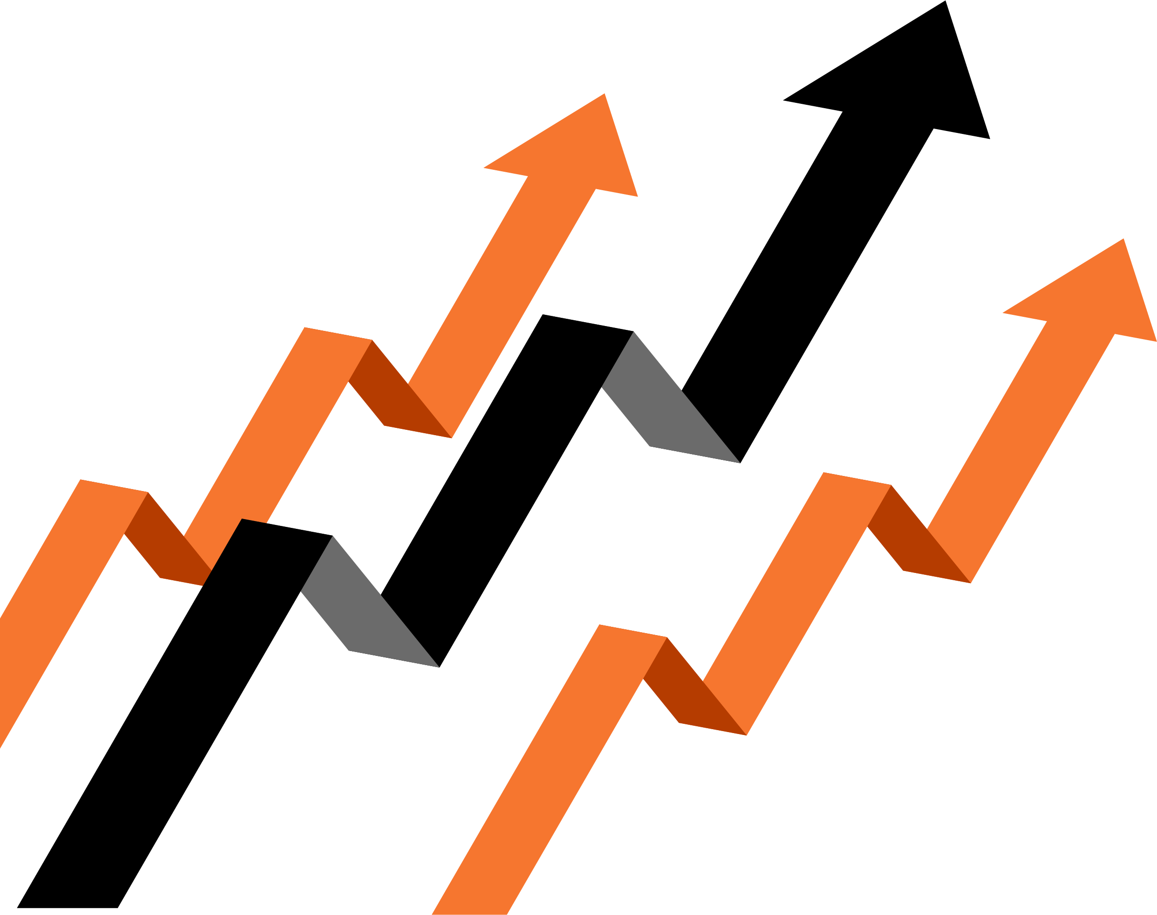 Graphic image of arrows going up representing growth