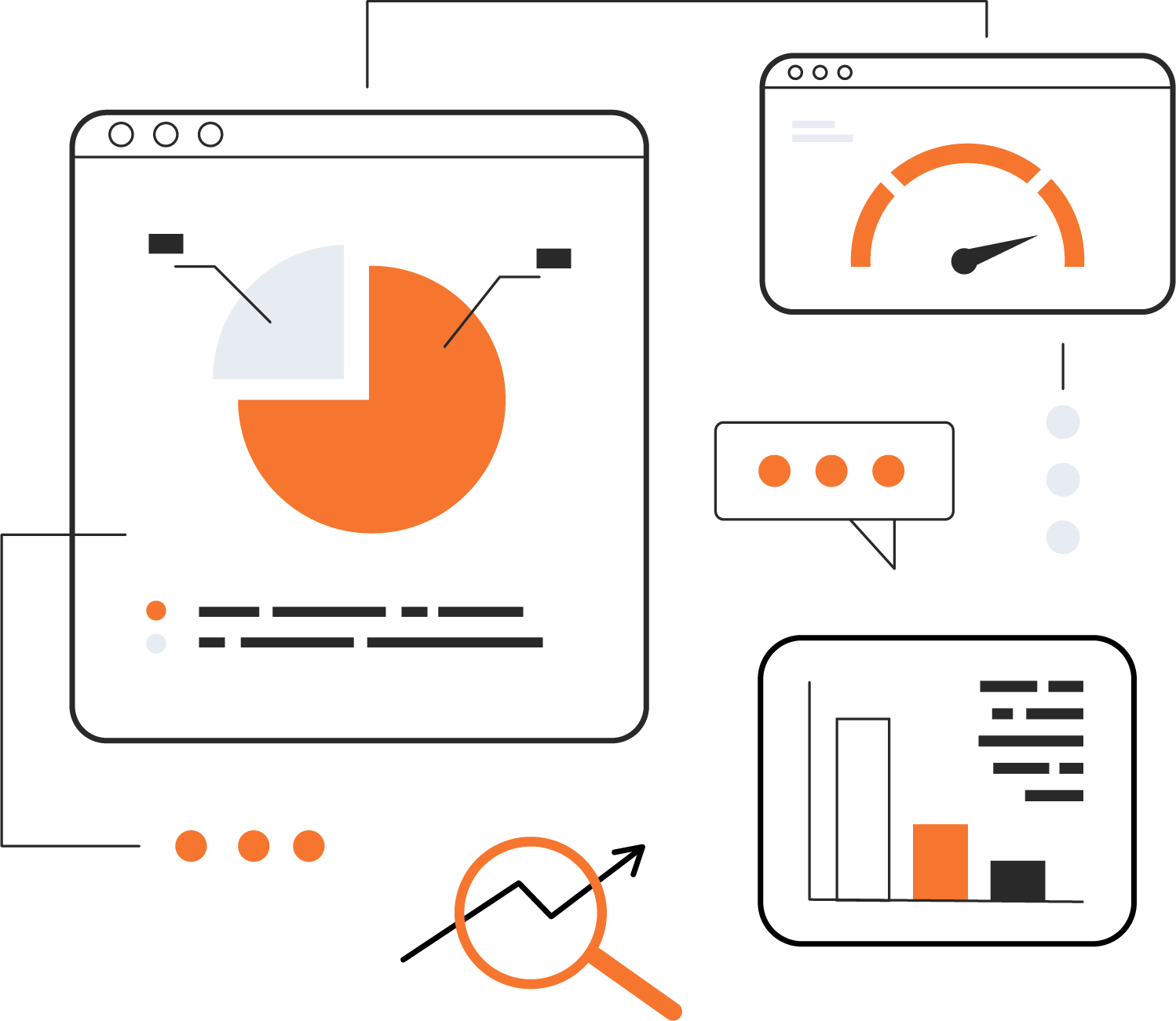Graphic image of growth charts
